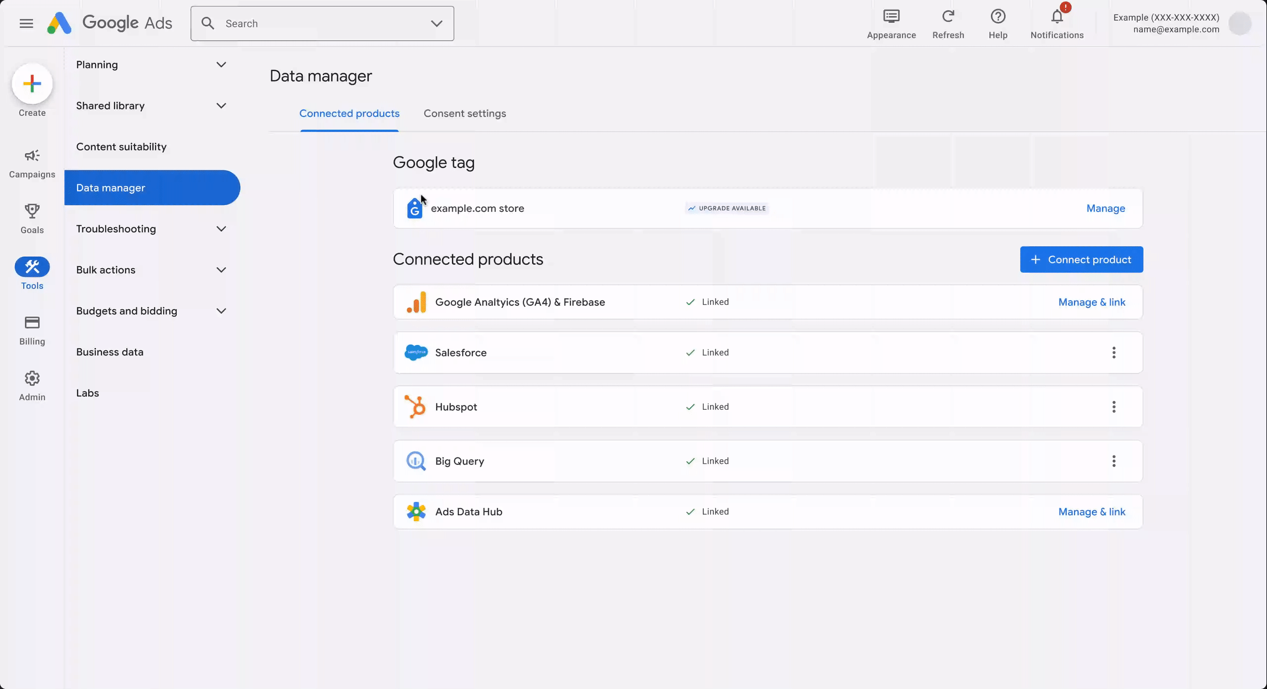 Google Tag Gateway setup GIF