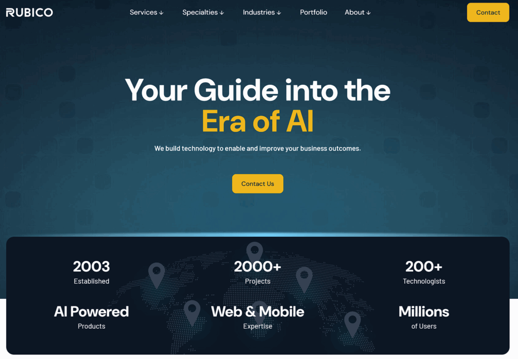 Rubico homepage